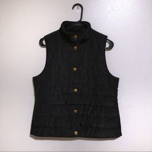 Woman’s Michael Kohrs Black Polyester Puffer Vest